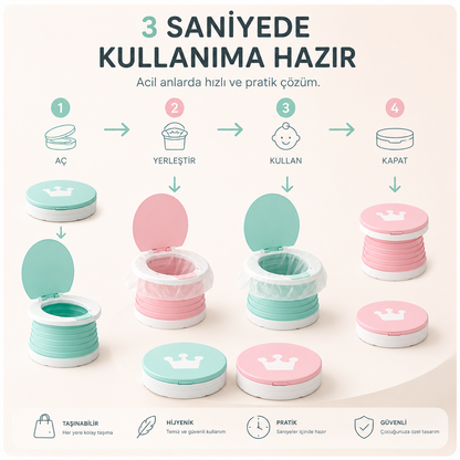 Portatif Çocuk Tuvaleti